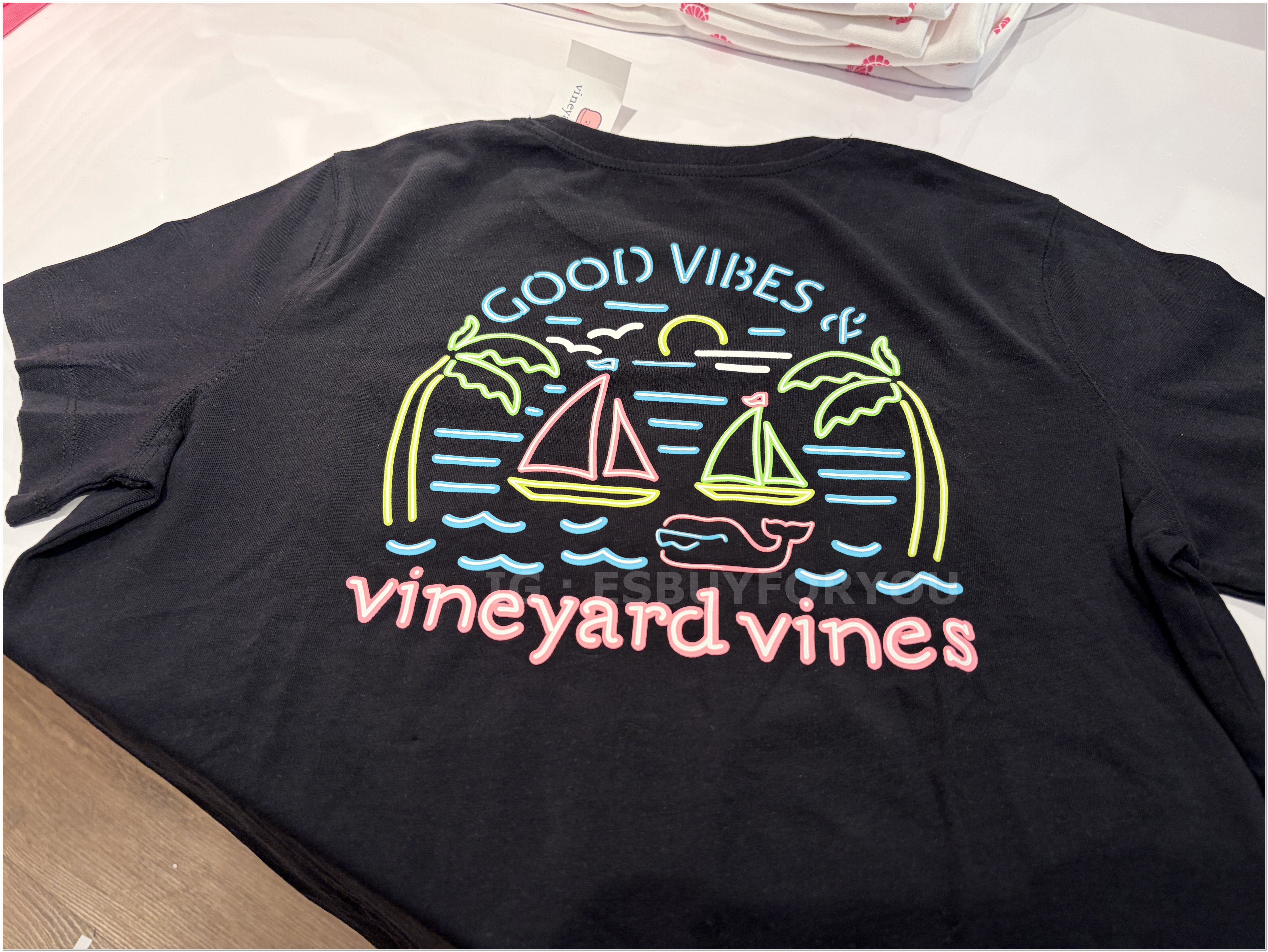 【限時】Vineyard Vines小鯨魚 女大人 造型小鯨魚 短TEE