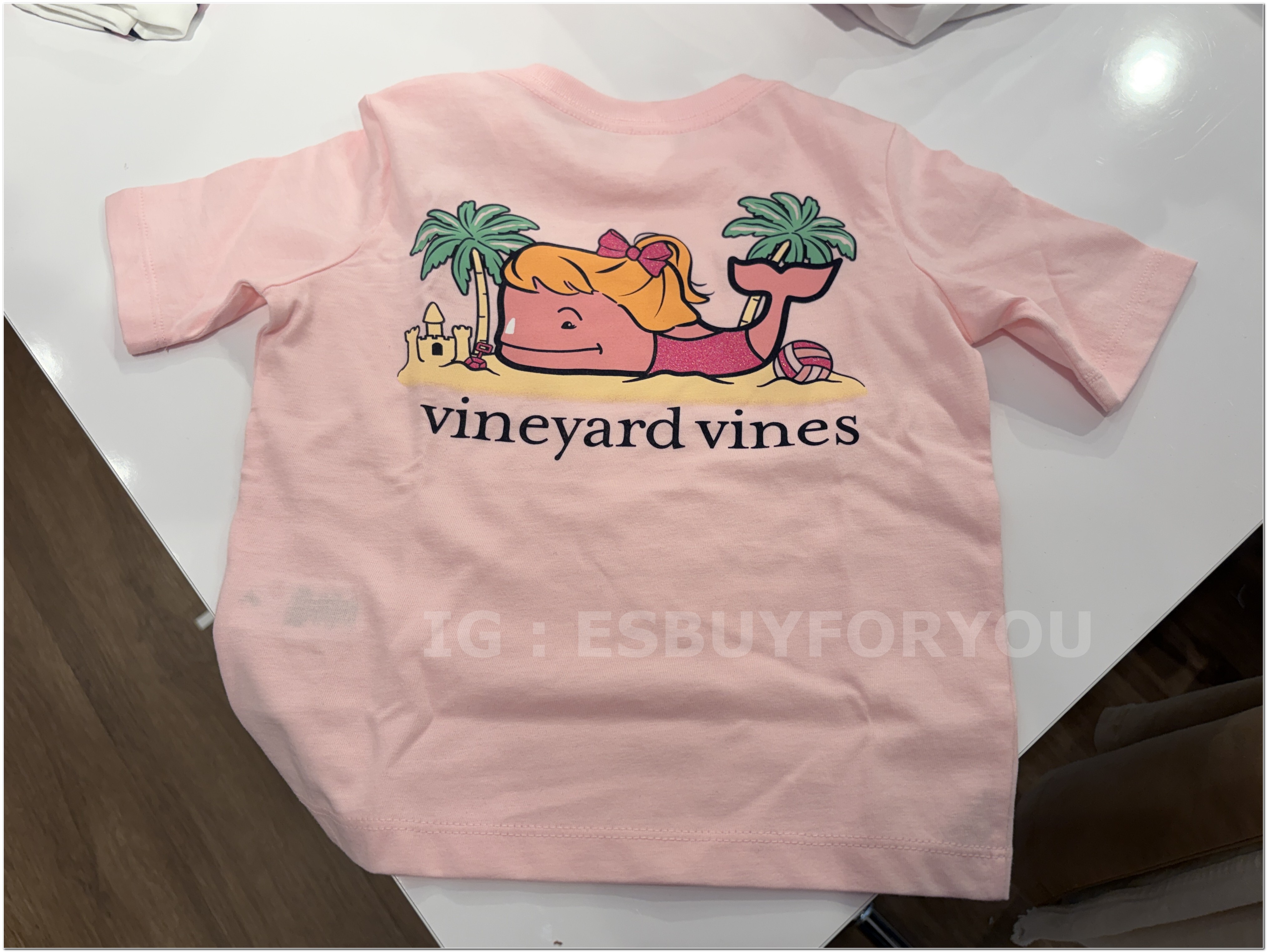 【限時】Vineyard Vines小鯨魚 女童裝 造型小鯨魚 短TEE