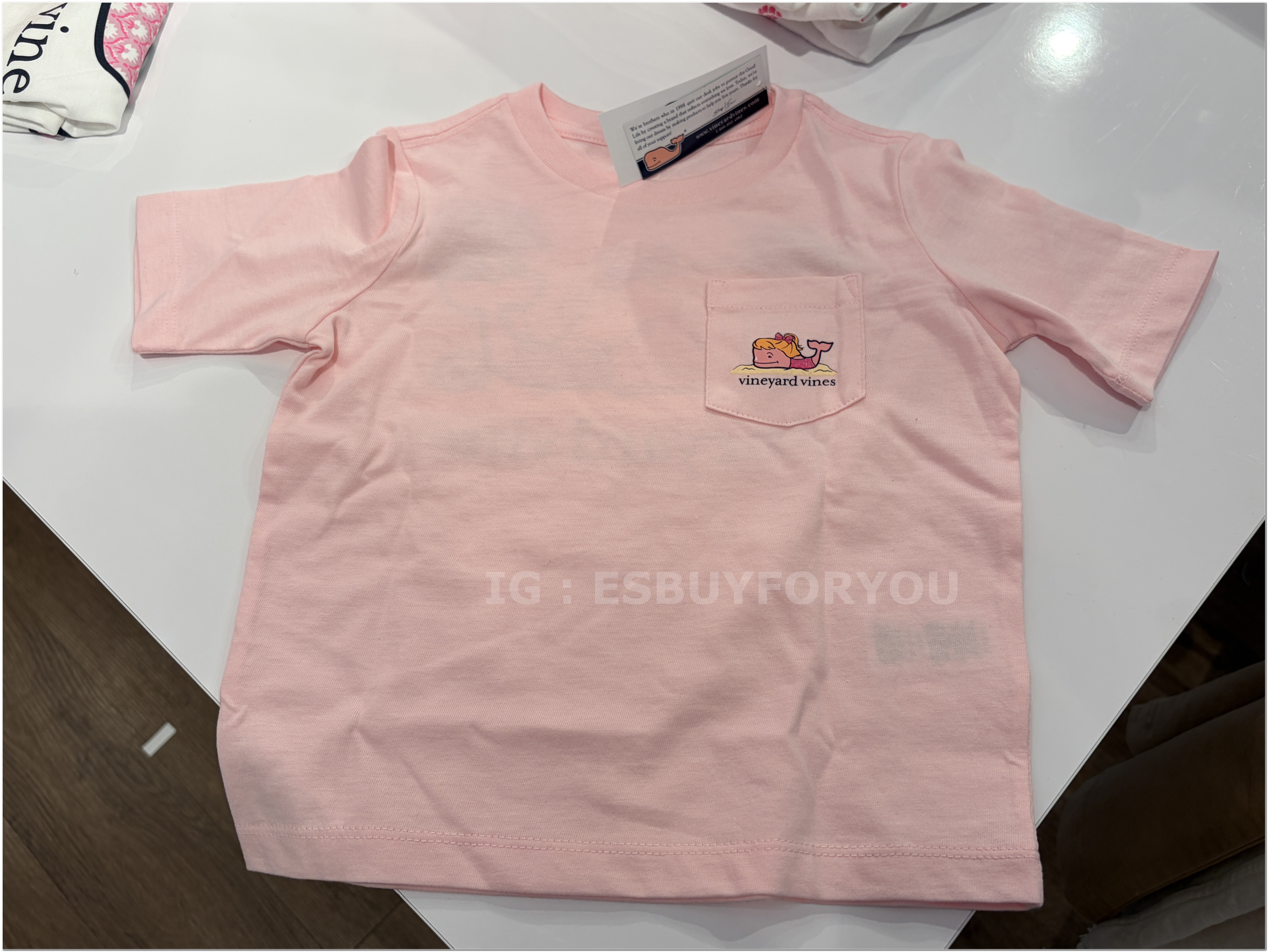 【限時】Vineyard Vines小鯨魚 女童裝 造型小鯨魚 短TEE
