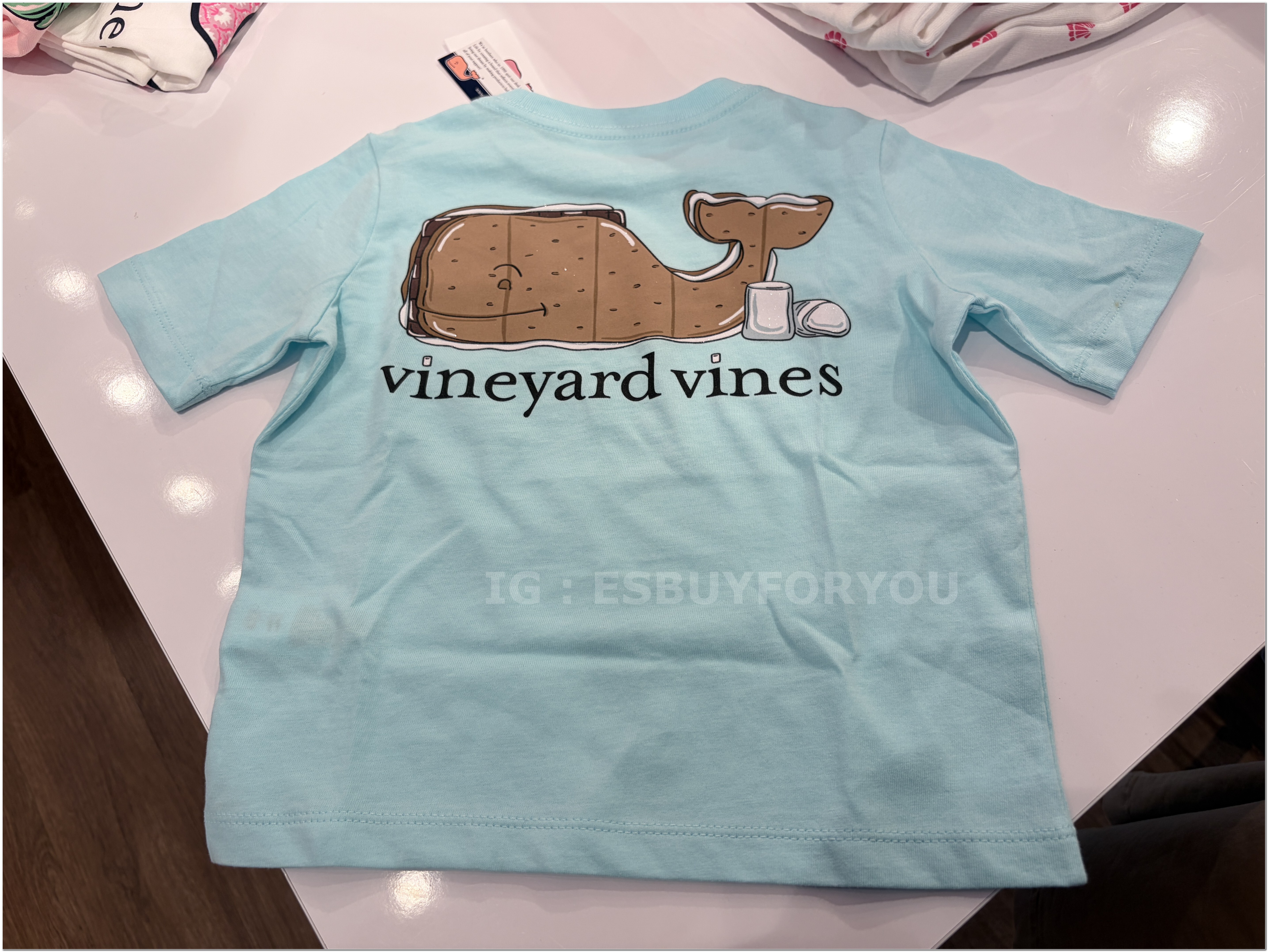 【限時】Vineyard Vines小鯨魚 女童裝 造型小鯨魚 短TEE