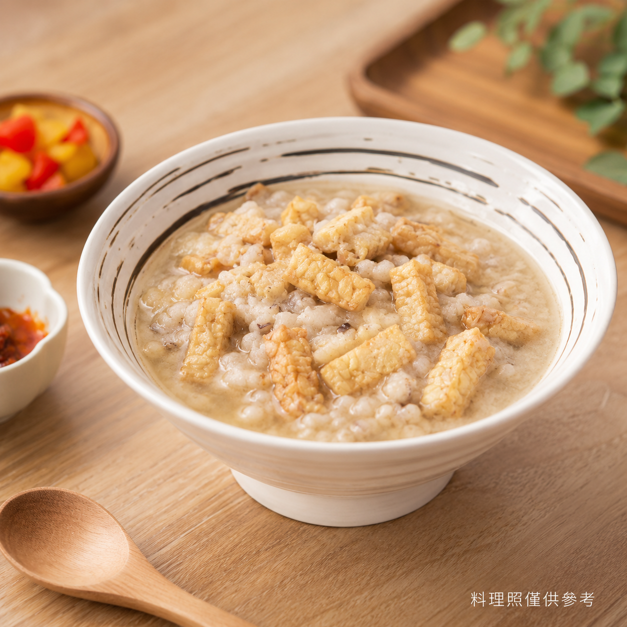 米麴天貝四神粥 (純素)