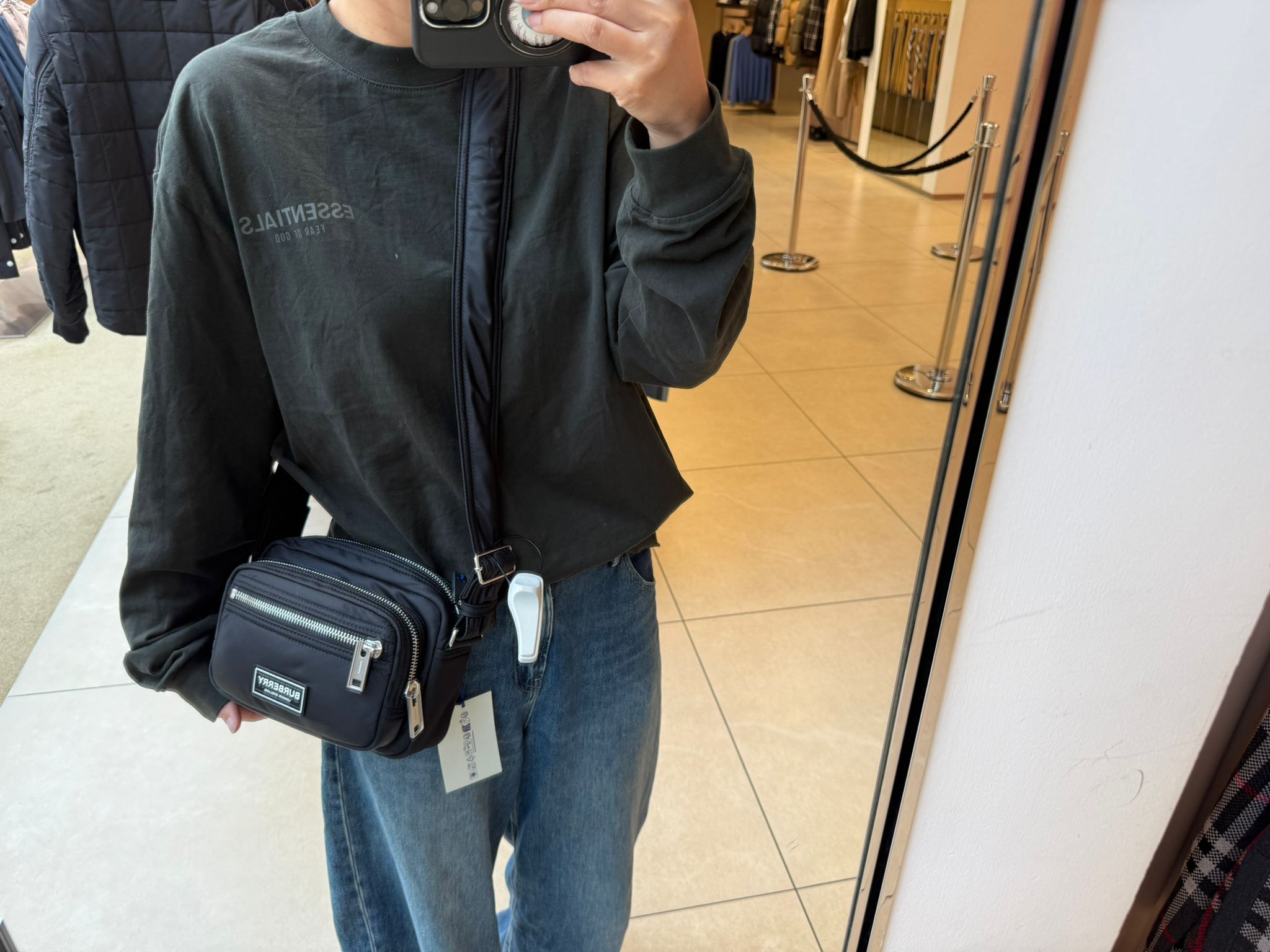 LYS02005 Burberry 尼龍腰包/斜揹袋