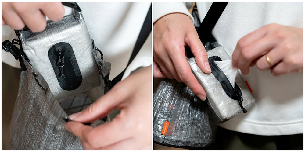 KURASHI MADE THE POCKET TISSUE CASE｜Dyneema® 超輕量口袋面紙收納包