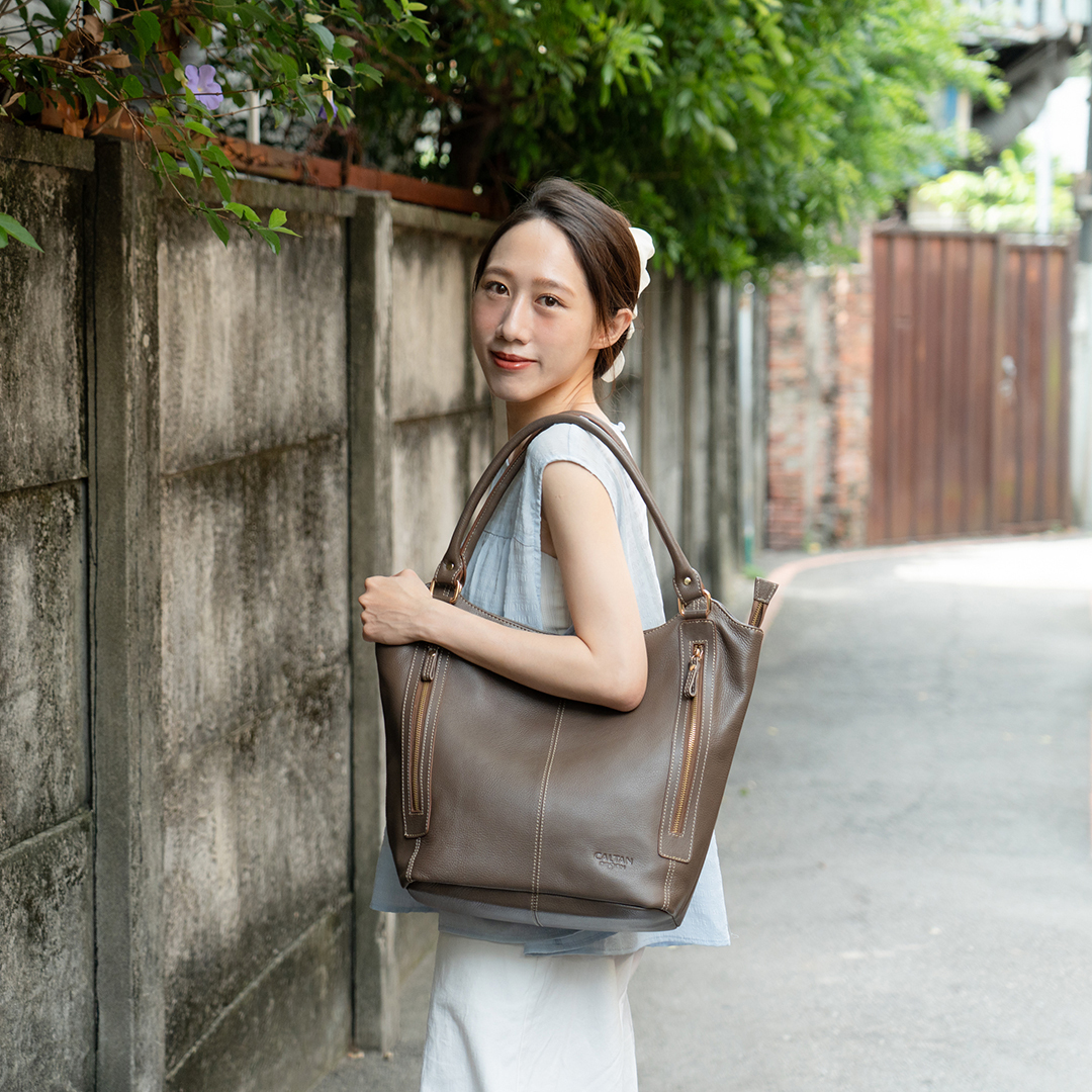 Everyday Tote 真皮大容量托特包- 兩色(5575)