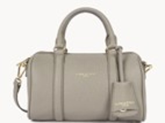 0702LC21-LANCASTER-HANDBAG-Milano 深黑 DARK BLACK／淺灰 LIGHT GREY／深米 DARK BEIGE／淺白 LIGHT WHITE (A21)