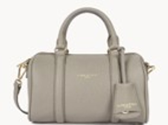 0702LC22-LANCASTER-HANDBAG-Milano 深啡 DARK BROWN／淺白 LIGHT BEIGE／淺灰 LIGHT GREY (A22)