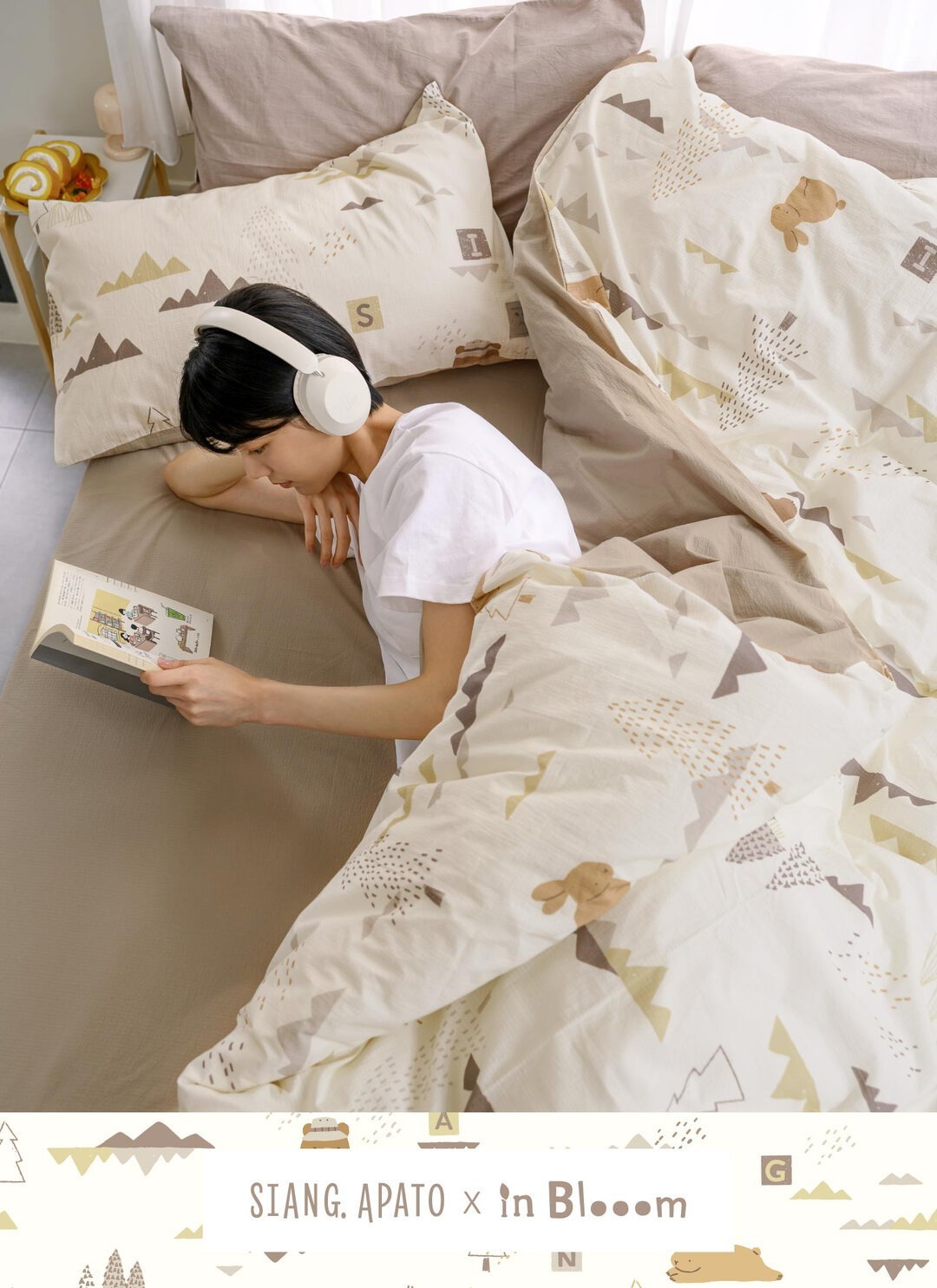 印花樂全套薄被套床包組 ( 床包 + 被套 + 枕套 ) /翔仔居家聯名/玩伴日常