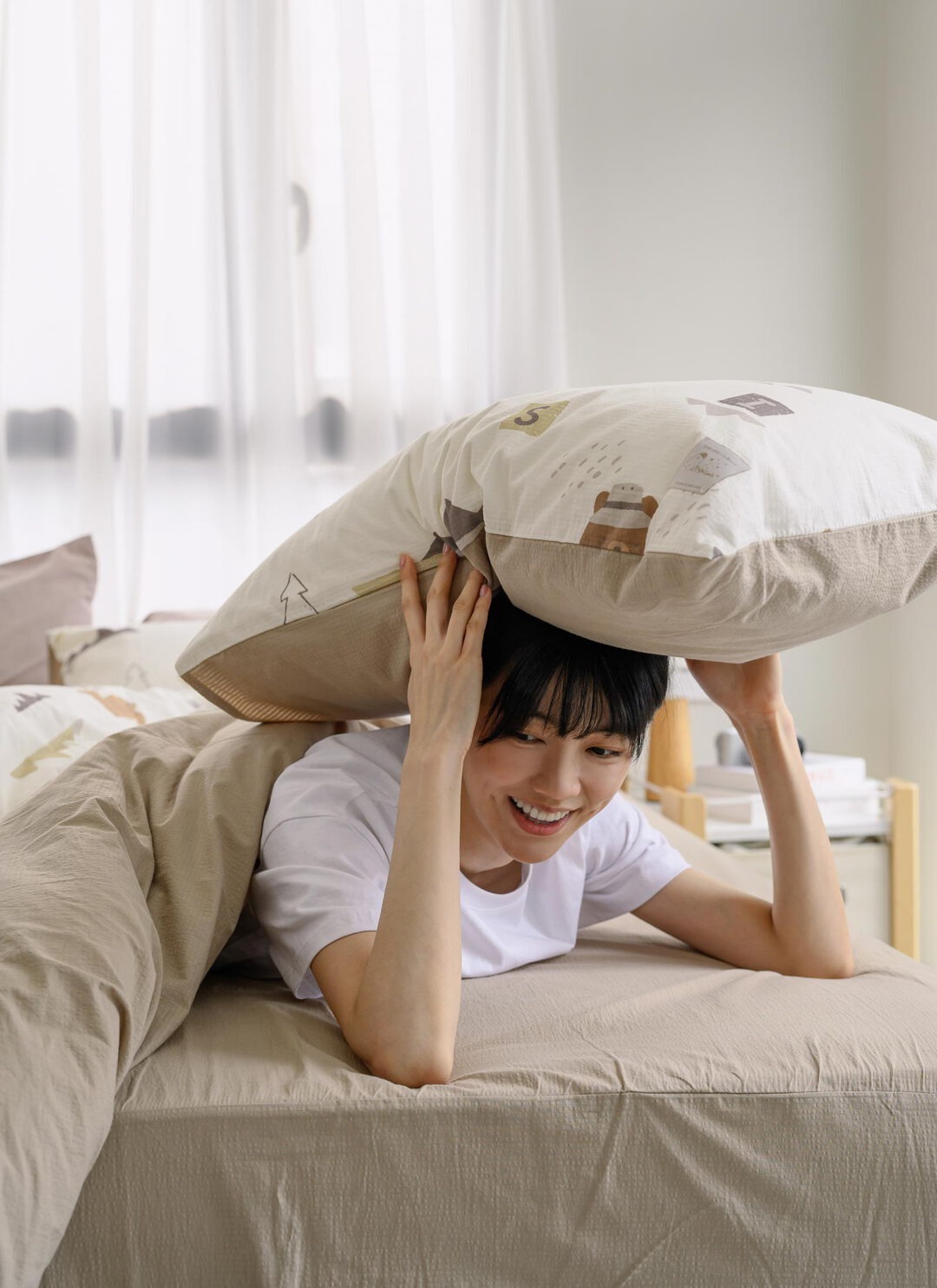 印花樂全套薄被套床包組 ( 床包 + 被套 + 枕套 ) /翔仔居家聯名/玩伴日常