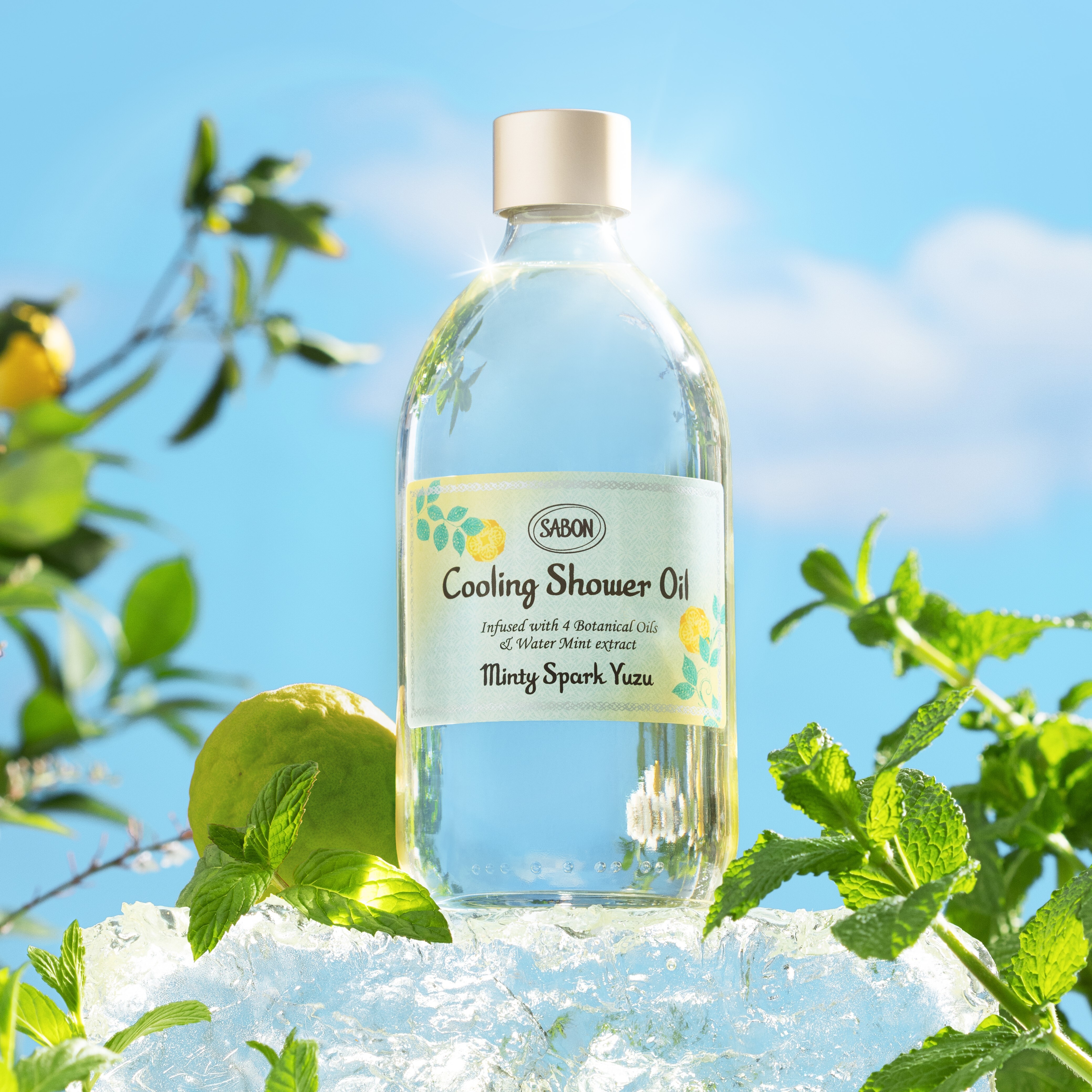 Cooling Shower Oil Minty Spark Yuzu 500ml