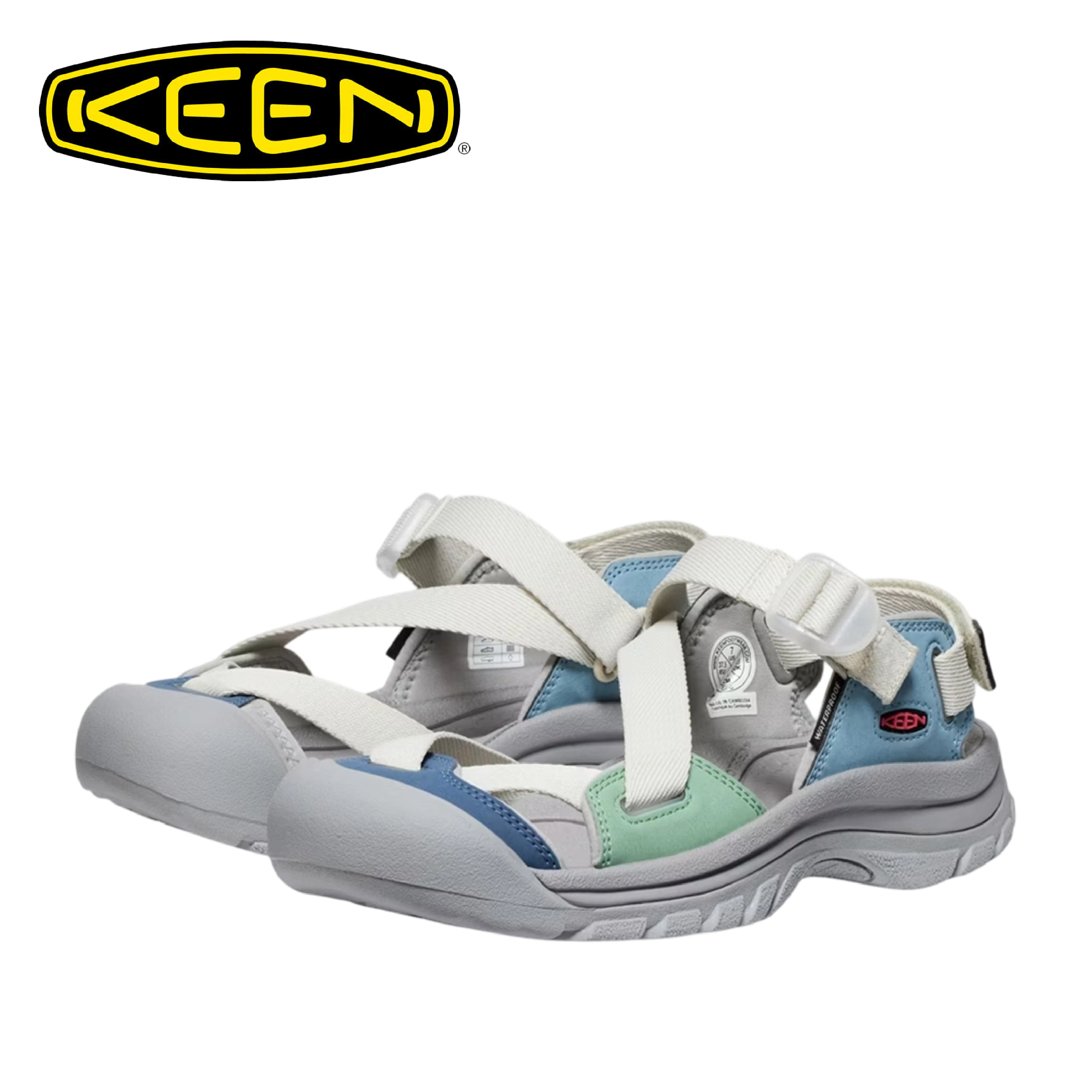 KEEN 美國 ZERRAPORT II 女款 (米色/綠色/灰藍色) 30K29402