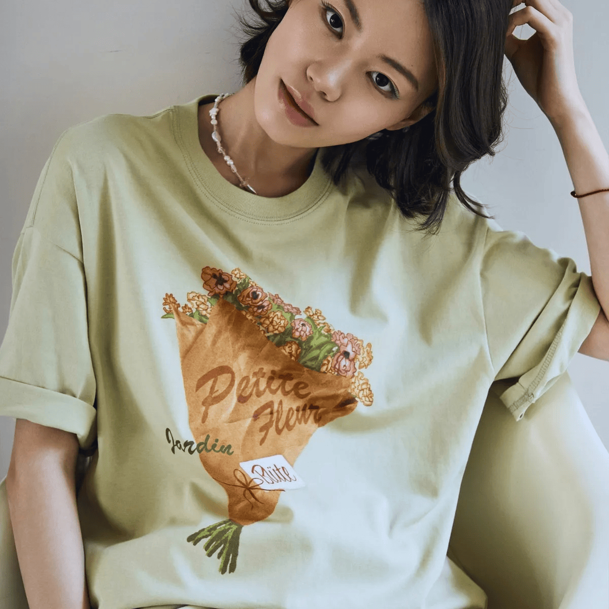 CPGN STUDIO｜DTP Pretty Flower T-Shirt [3 colors] CP142