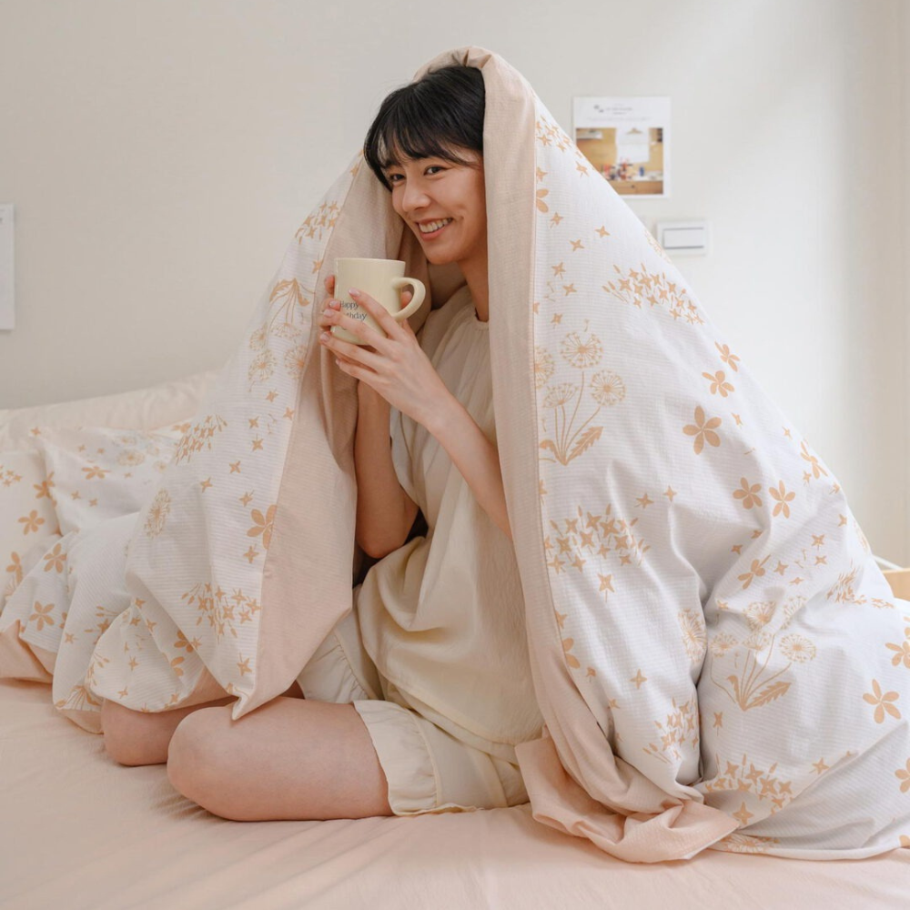 被套(單人/雙人)/翔仔居家聯名/野花草與蝴蝶