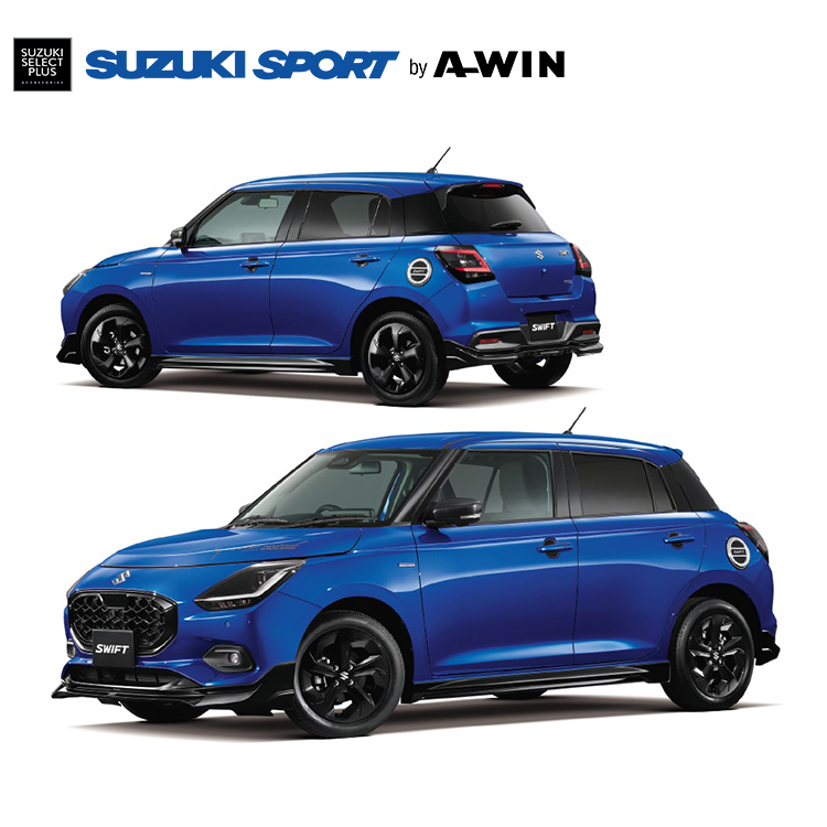 SUZUKI SPORT by AWIN 空力套件組 SUZUKI SWIFT 四代 2024-