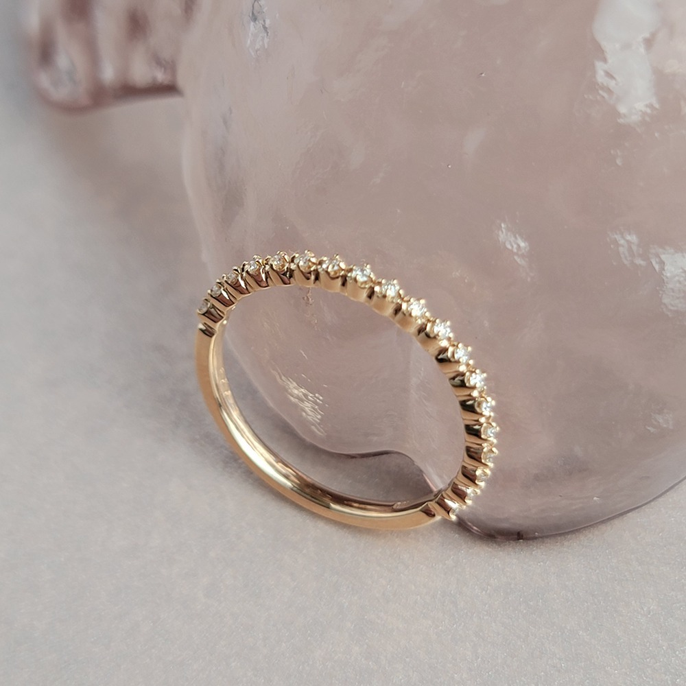 【me.luxe】K10繁星8分排鑽戒