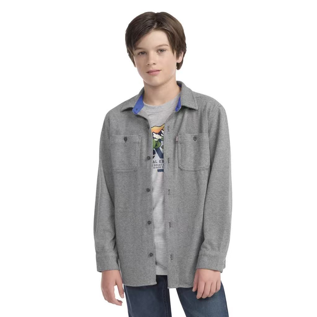 【預購】Levi's H070207  童裝長袖恤衫