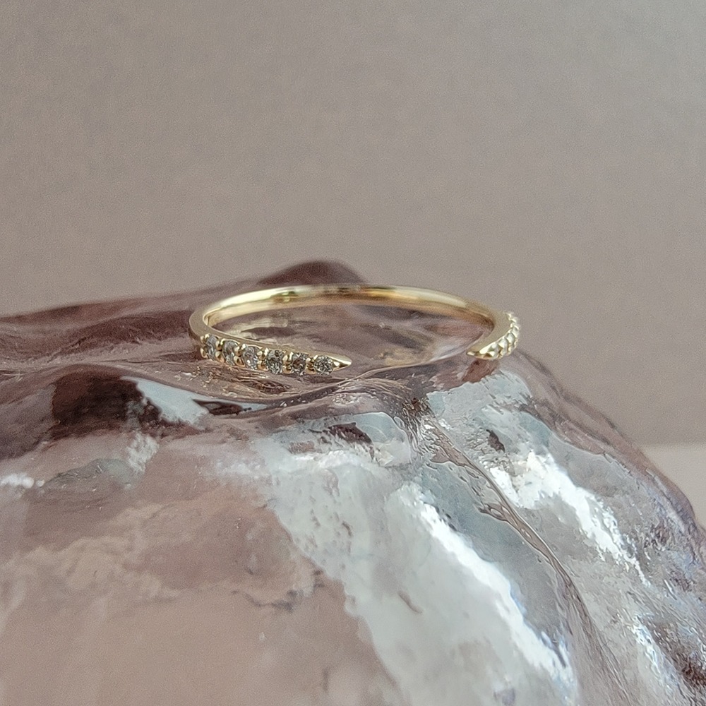 【me.luxe】K10守護8分鑽石戒