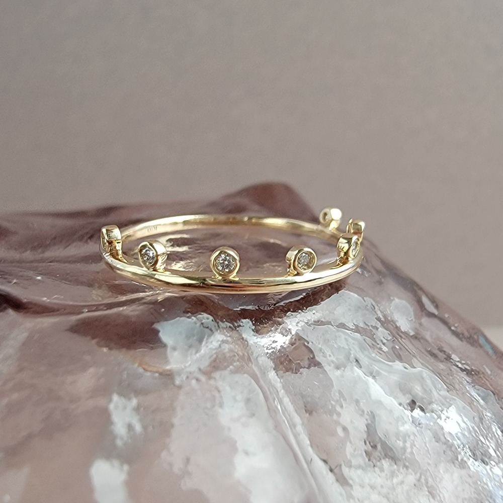 【me.luxe】K10星露5分鑽戒