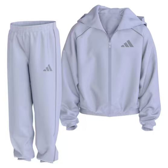 【預購】Adidas  H070211 童裝外套連長褲套裝