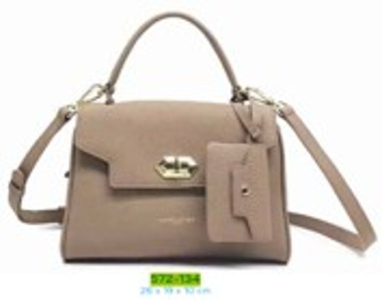0702LC29-LANCASTER-HANDBAG-Toro Grace 深黑 DARK BLACK／淺啡 LIGHT BROWN (A29)