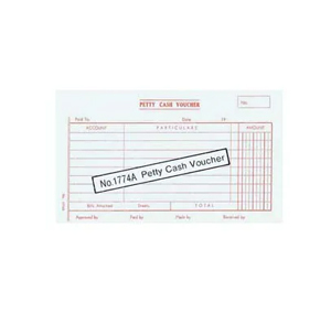 1774A 大本英文傳票 - PETTY CASH 500117740
