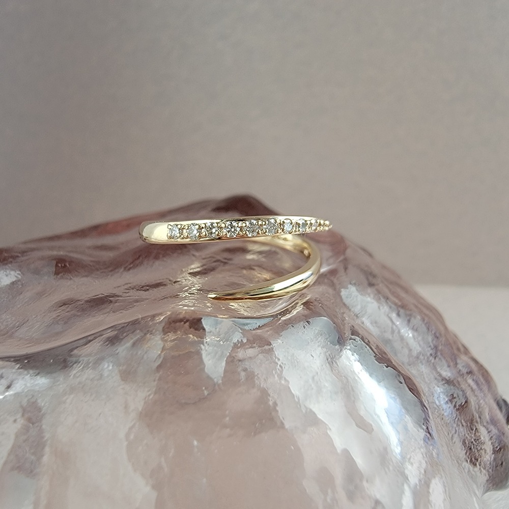 【me.luxe】K10星河8分鑽石戒