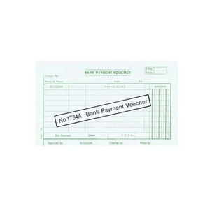 1784A 大本英文傳票 - BANK PAYMENT 500117840
