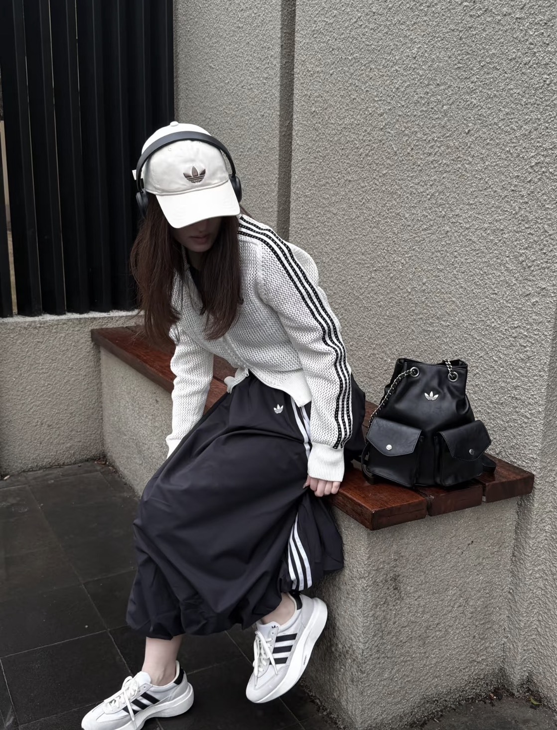 Adidas Originals 小香風 後背包 黑色(KW4750)