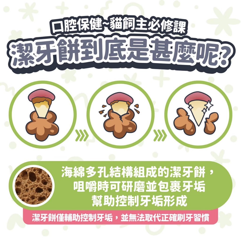 vosto 啵脆化毛潔牙餅60g 貓餅乾 潔牙餅 貓咪脆餅 貓咪潔牙 貓潔牙