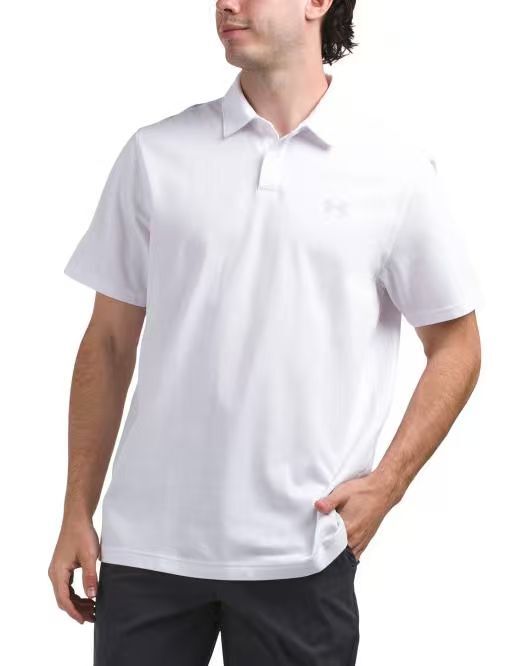 【預購】Under Armour H070221 男裝 Polo 短袖上衣 (白色)