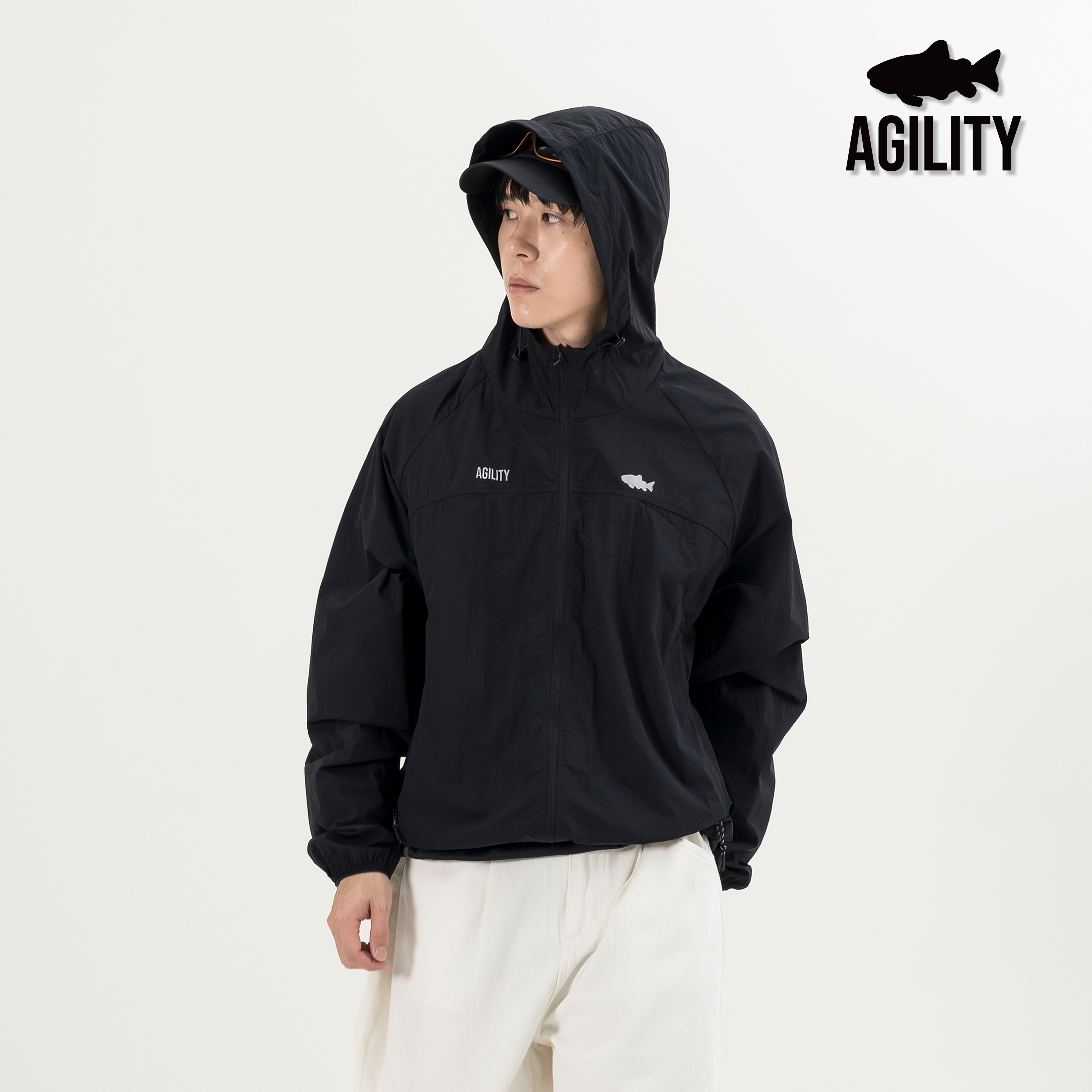 AGILITY Sun Protection Jacket 魚影 連帽防曬外套 [AS-1]