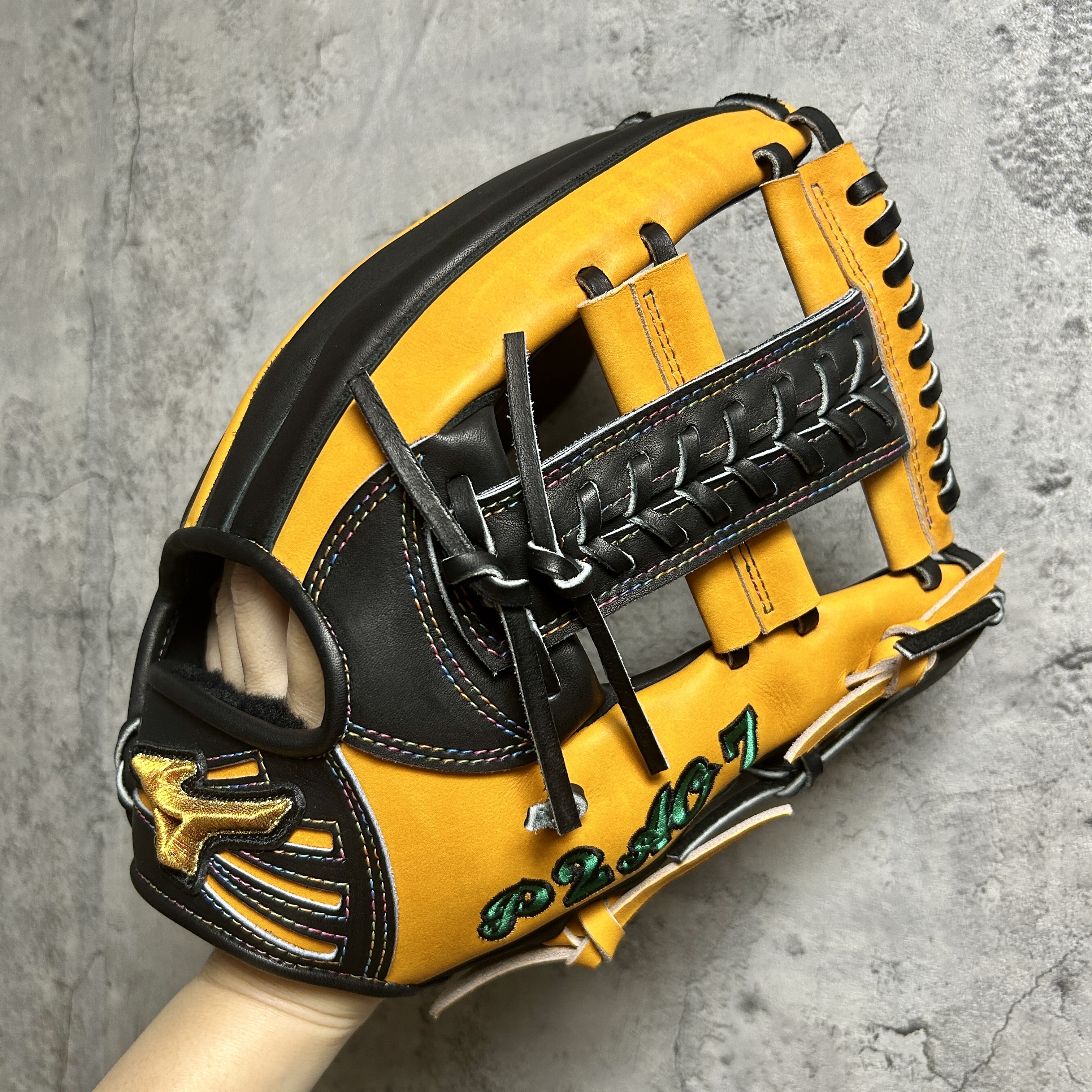 【照片分享】MIZUNO Mizuno Pro 硬式内野 1AJGH74050 +10mm ⻑岡 秀樹(東京ヤクルト)モデル内野⼿型①