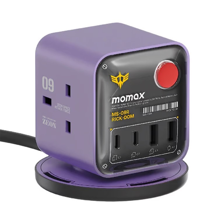 MOMAX 1-Charge Work Flow PD30W 2A2C 3位拖板 US20UKGDU (大魔-紫)