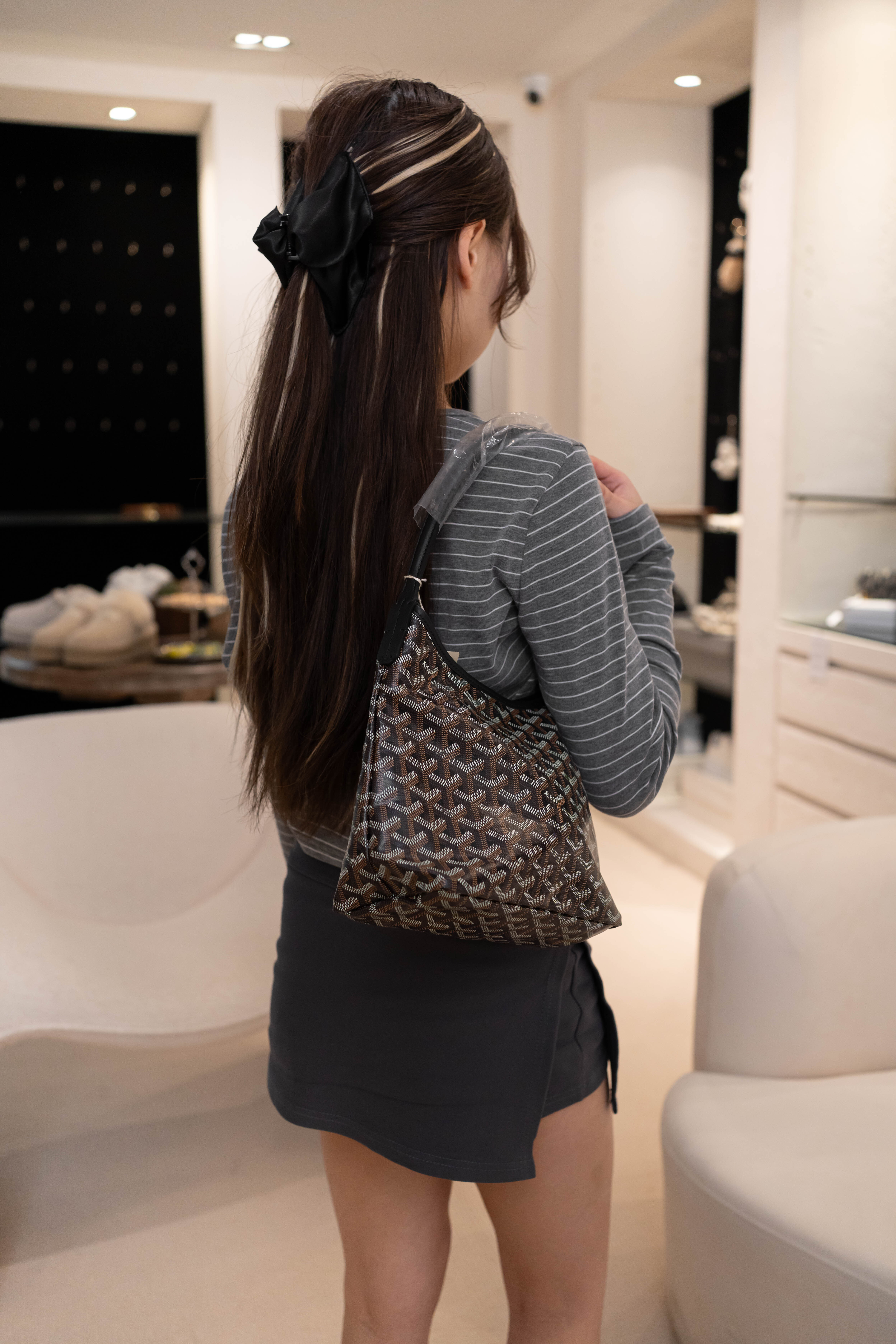 Goyard Mini Hobo 黑色