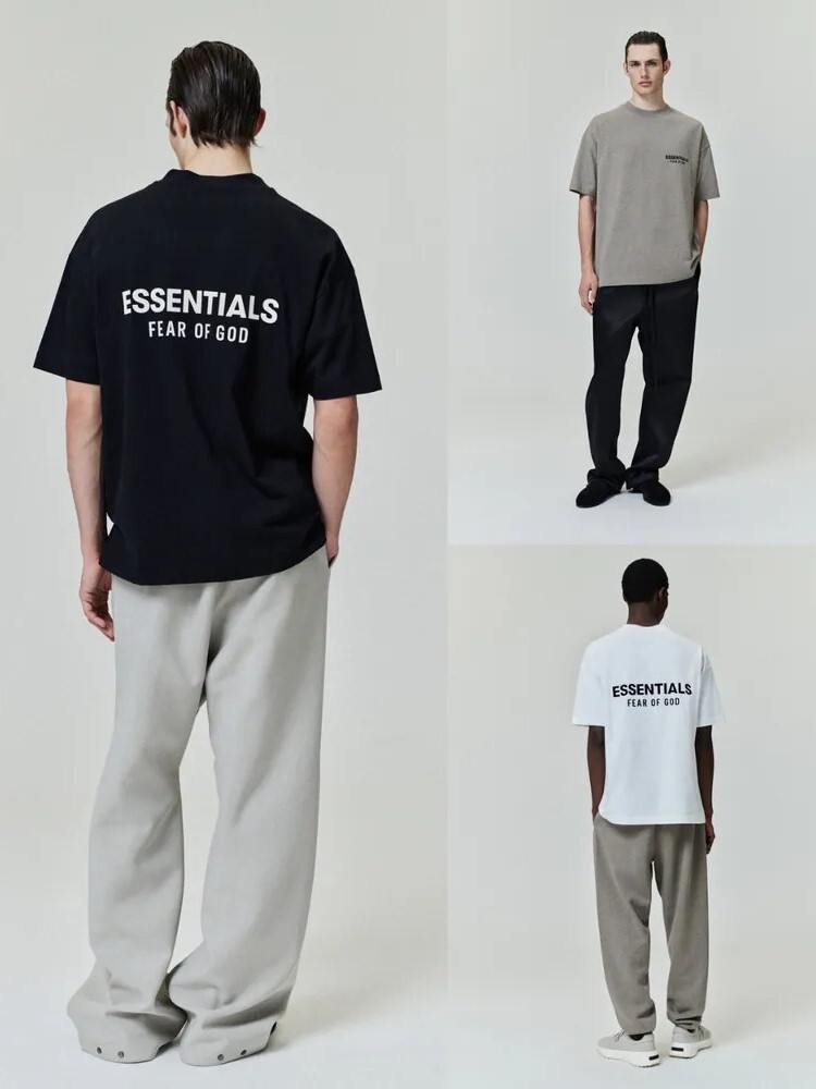 FOG Essentials 經典膠印字體Logo 短袖T