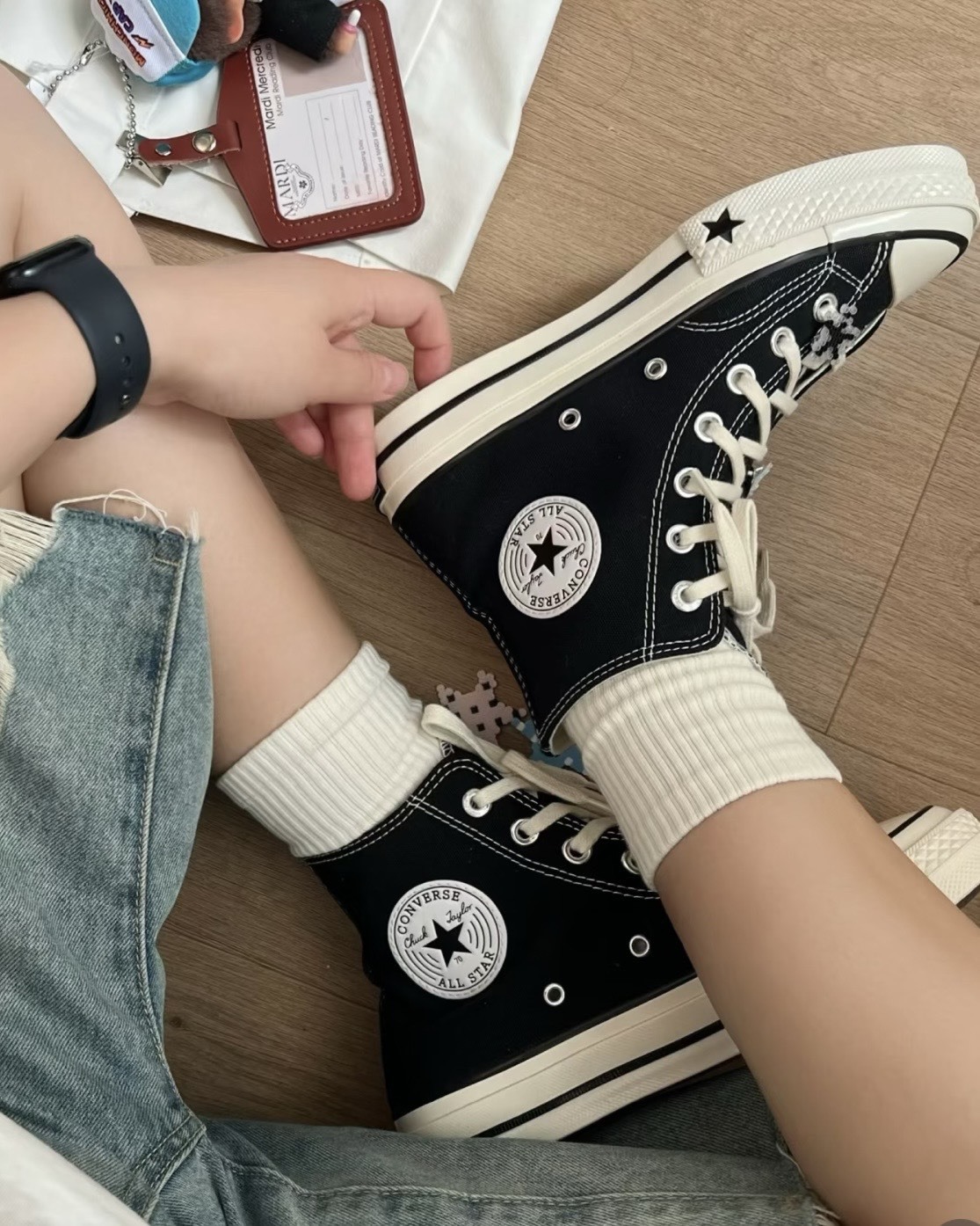 〈經典重現💫〉CONVERSE CHUCK 70 X Karina代言同款 高筒