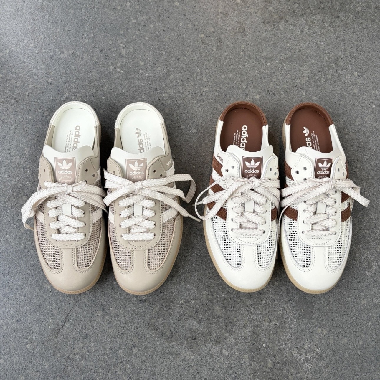ADIDAS ORIGINALS SAMBA MULE 白棕 奶咖 大地色系 穆勒 拖鞋 女鞋 HP5050/HP5051