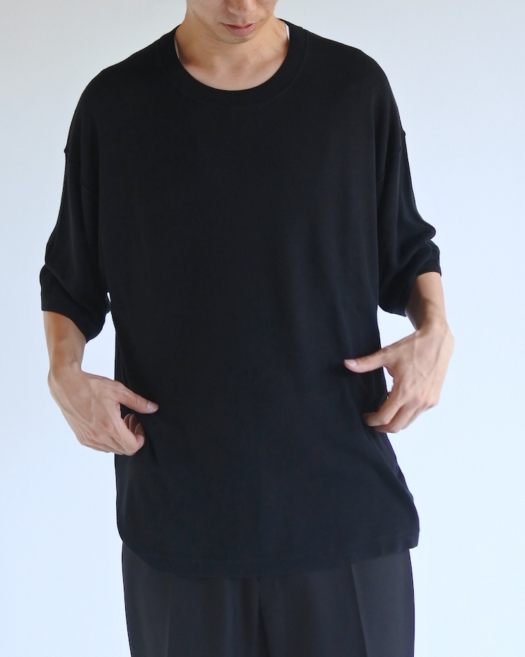 ANACHRONORM - AN421 PLAIN KNIT S/S T-S