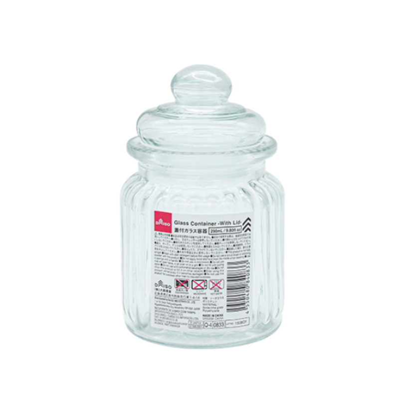 玻璃保存容器/附蓋 290ml