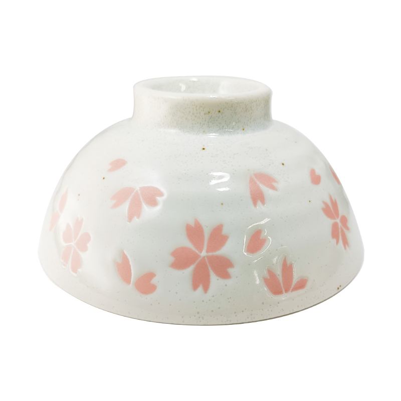 餐碗/美濃燒 櫻吹雪 白 Ø14.7×6.7cm