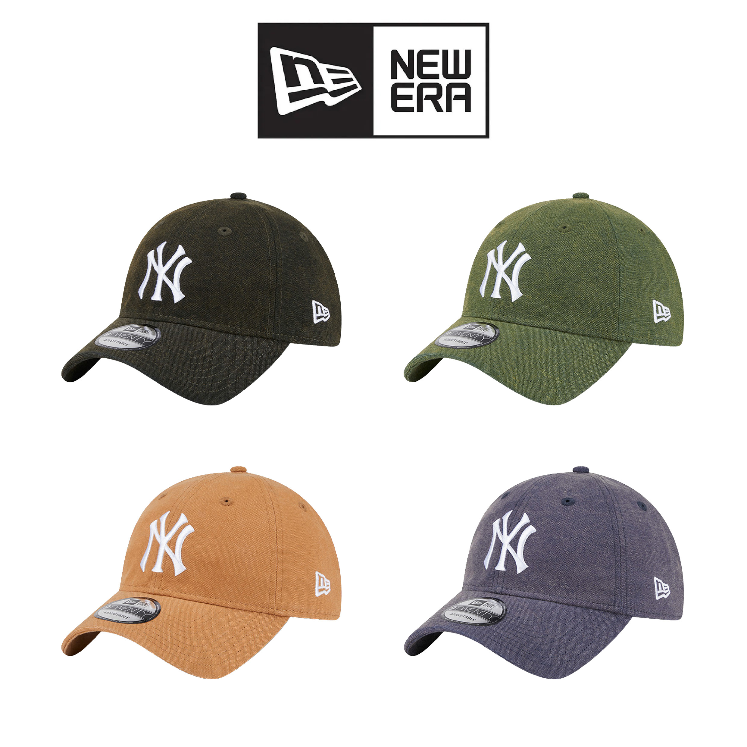 New Era 920 Vintage Canvas Wash 9TWENTY 洋基 復古水洗棒球帽