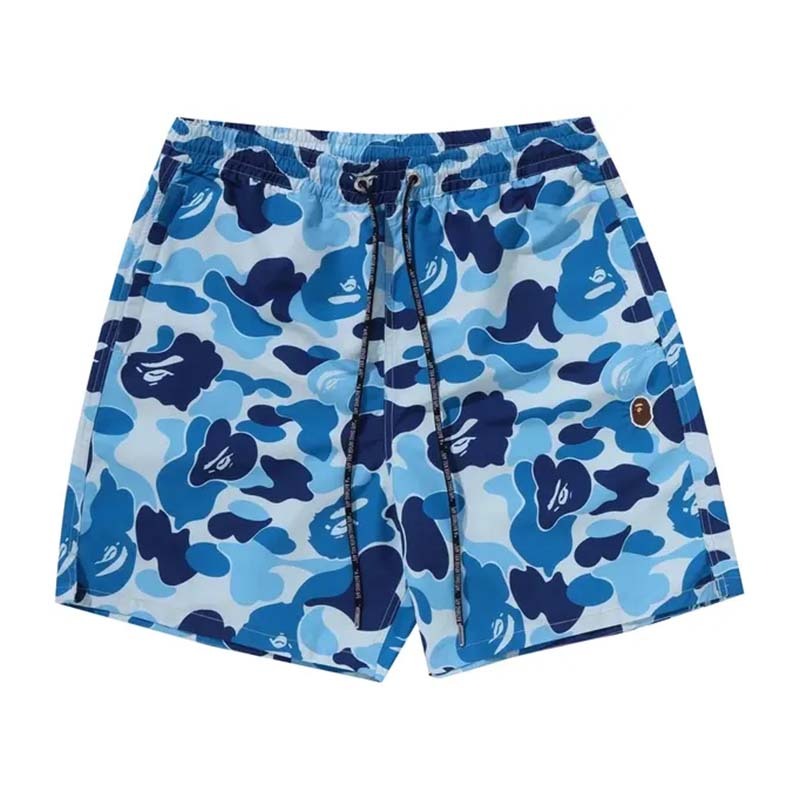 BAPE ABC Camo One Point Water Shorts 迷彩 海灘褲 短褲 藍色 RAY-102 [台灣現貨]