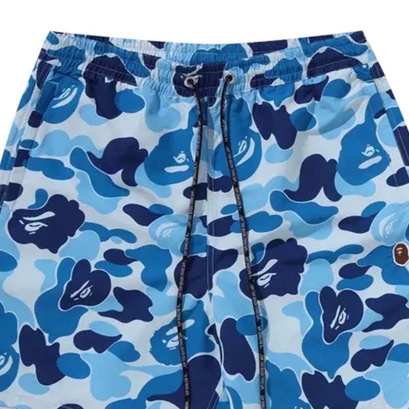 BAPE ABC Camo One Point Water Shorts 迷彩 海灘褲 短褲 藍色 RAY-102 [台灣現貨]