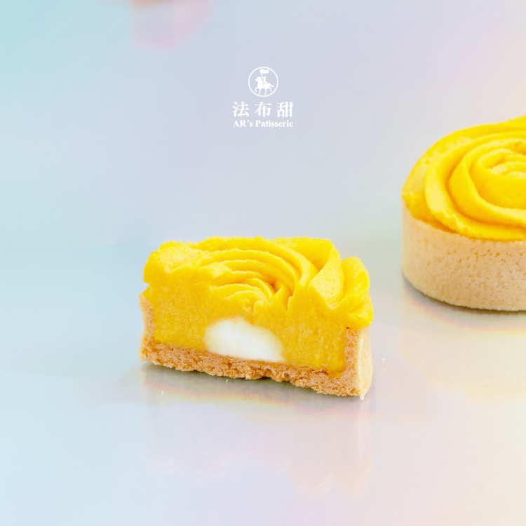 【法布甜】夏日芒果玫瑰塔禮盒｜減糖季節限定、盛夏濃郁芒果下午茶推薦