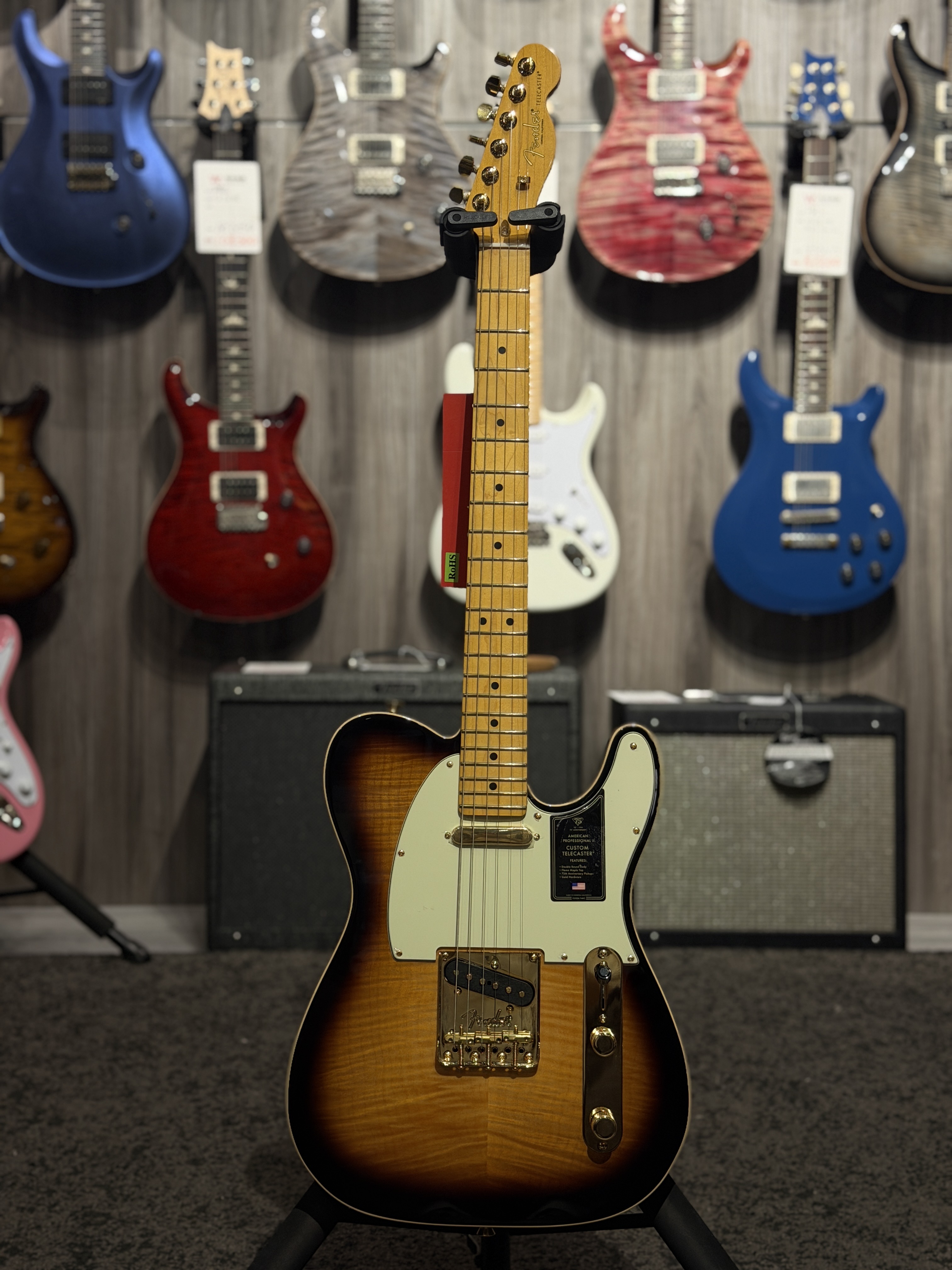 Fender LTD 75th Anniversary AM PRO II Custom TELE MN 2TS 限量版 電吉他【宛伶樂器】