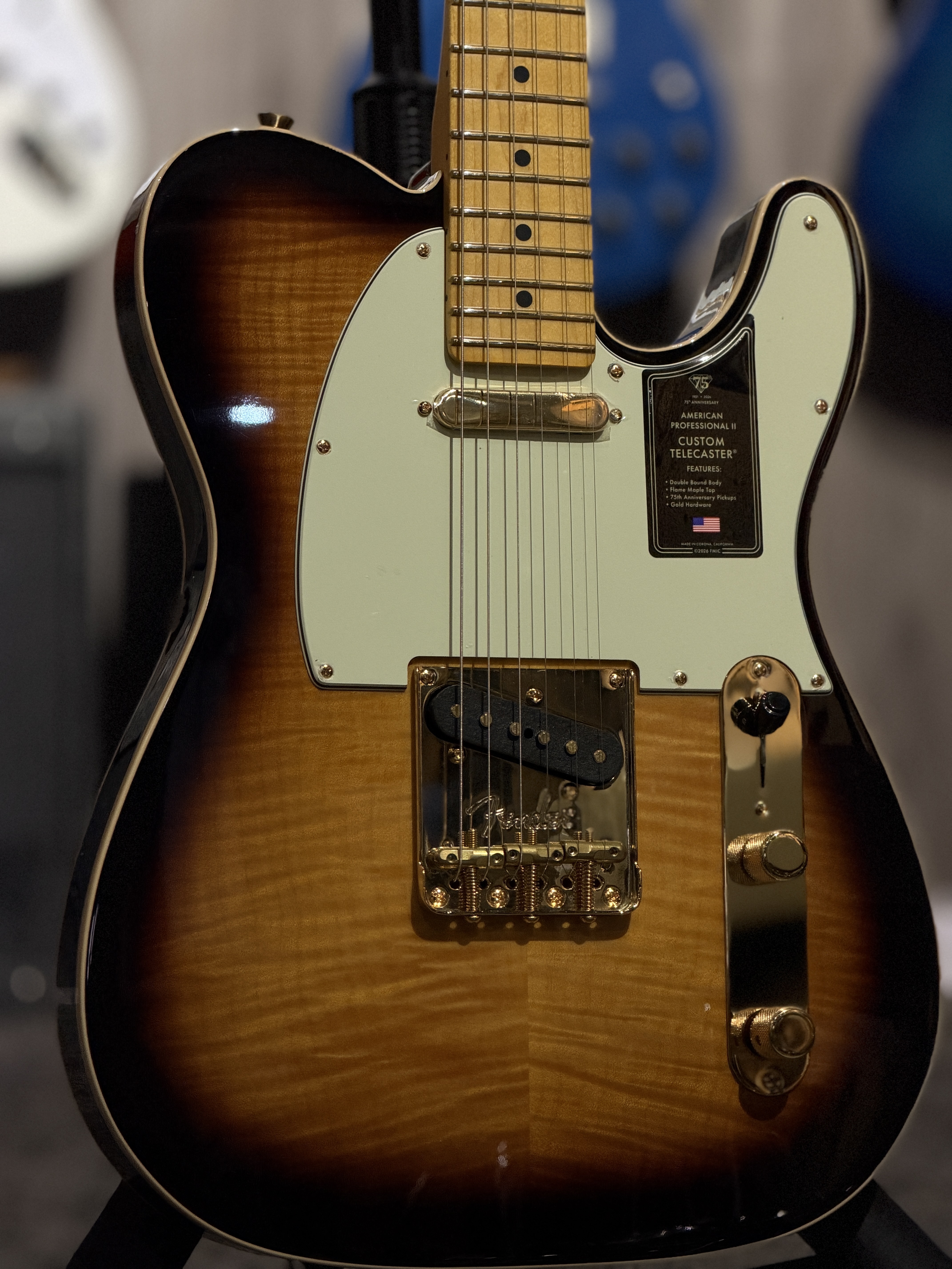 Fender LTD 75th Anniversary AM PRO II Custom TELE MN 2TS 限量版 電吉他【宛伶樂器】