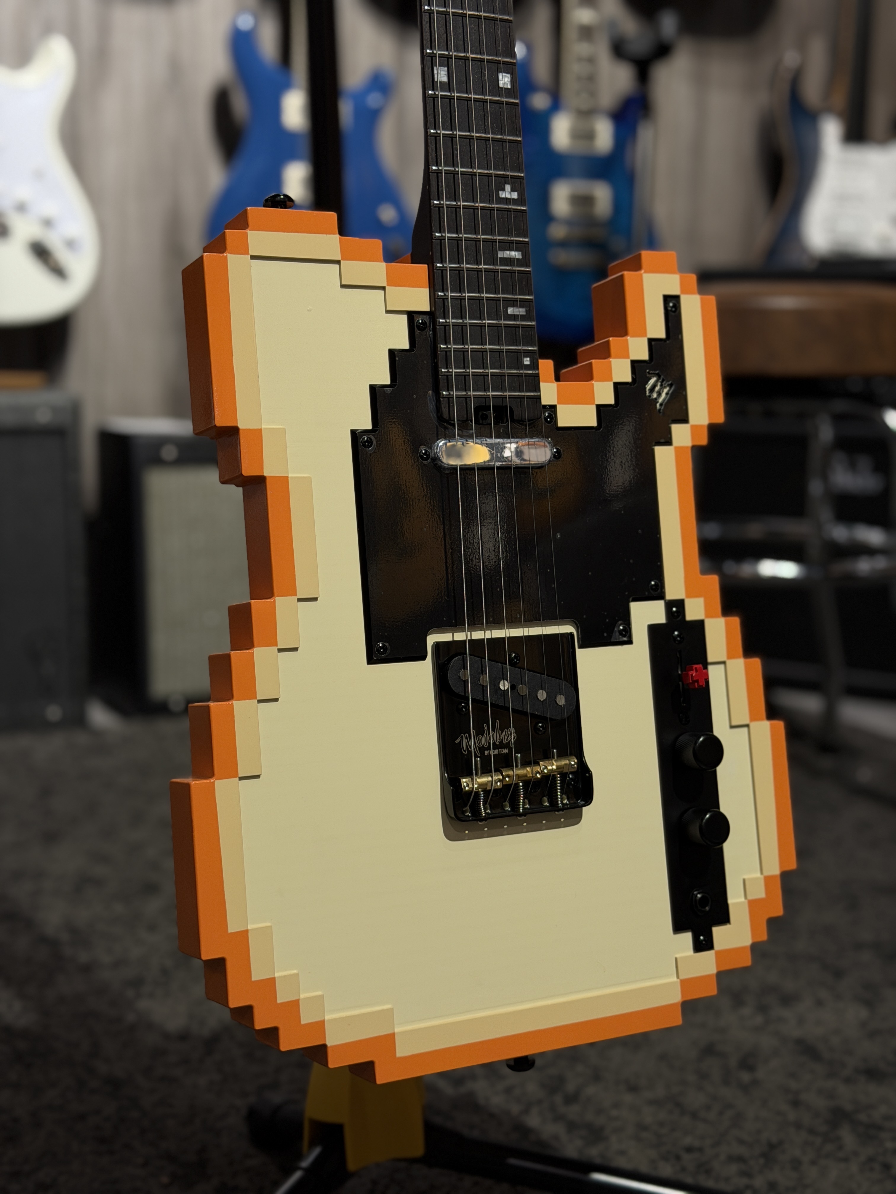 《預購》魔羯尼爾 Mojolnir Stage-T 8bit Tele 像素風 吉他 附原廠硬盒 【宛伶樂器】