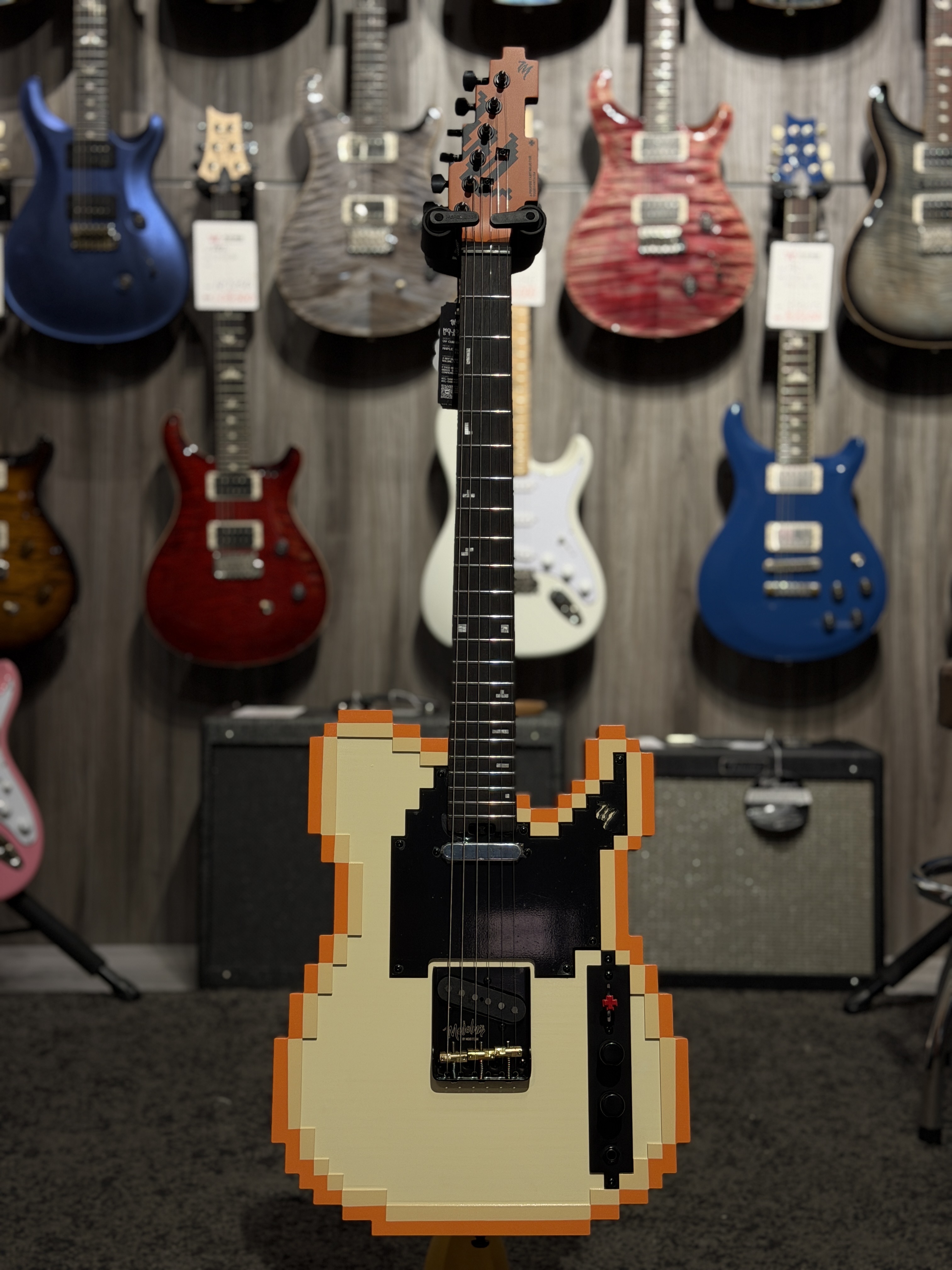 《預購》魔羯尼爾 Mojolnir Stage-T 8bit Tele 像素風 吉他 附原廠硬盒 【宛伶樂器】