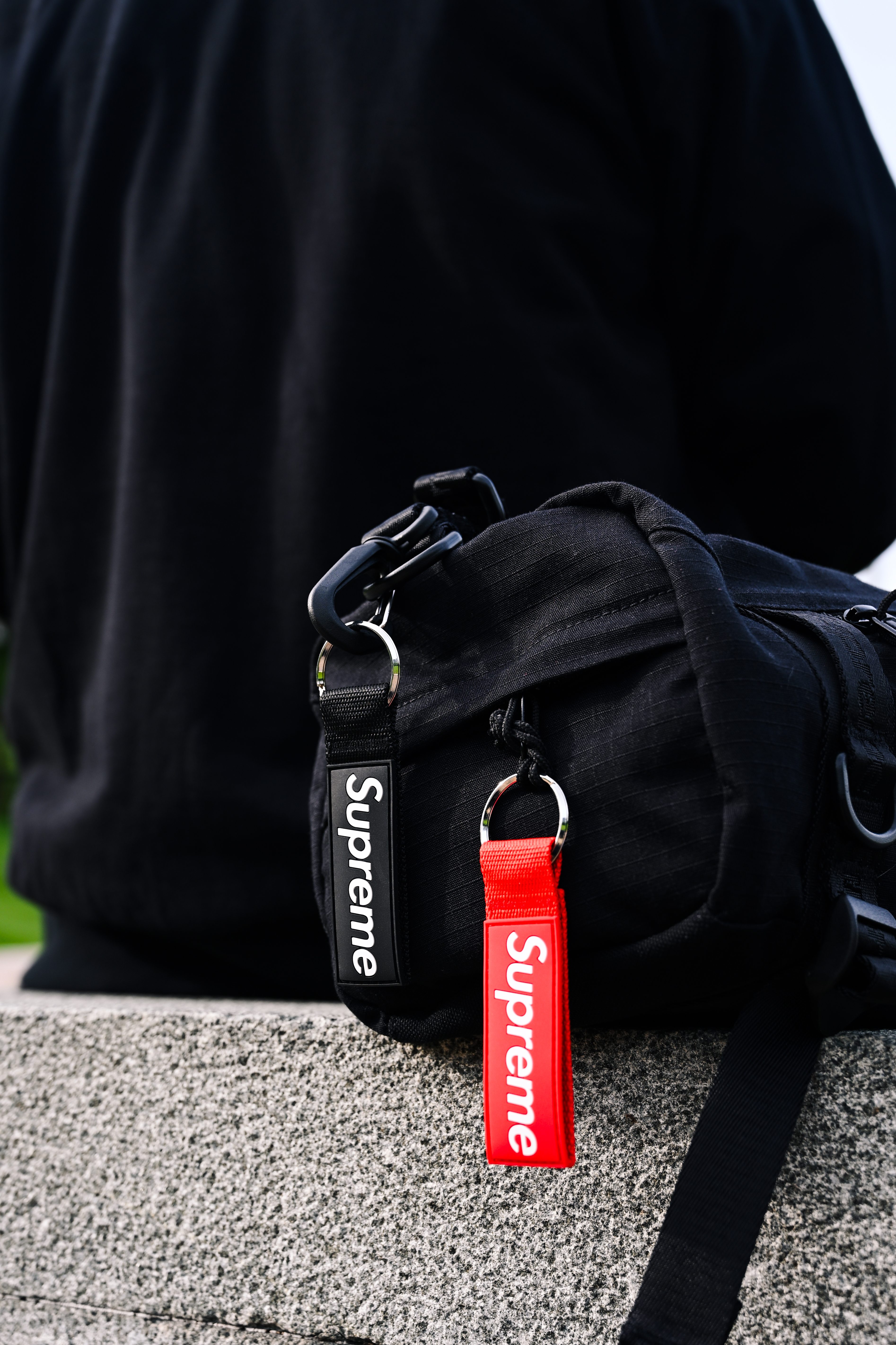 ☆ETW☆【EASY TO WEAR】Supreme webbing keychain 鑰匙圈 吊飾 掛件
