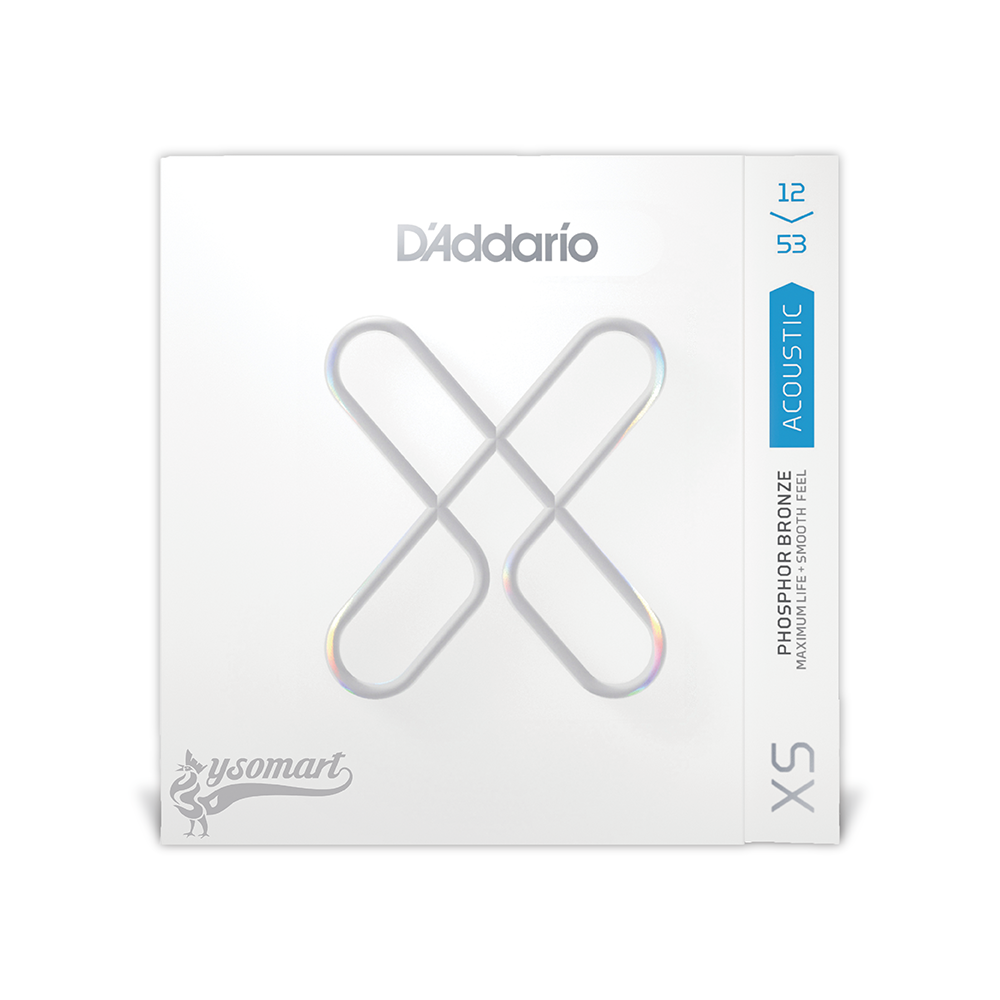 D’Addario XS Phosphor Bronze XSAPB1253 覆膜磷青銅民謠吉他套弦 (012-053)