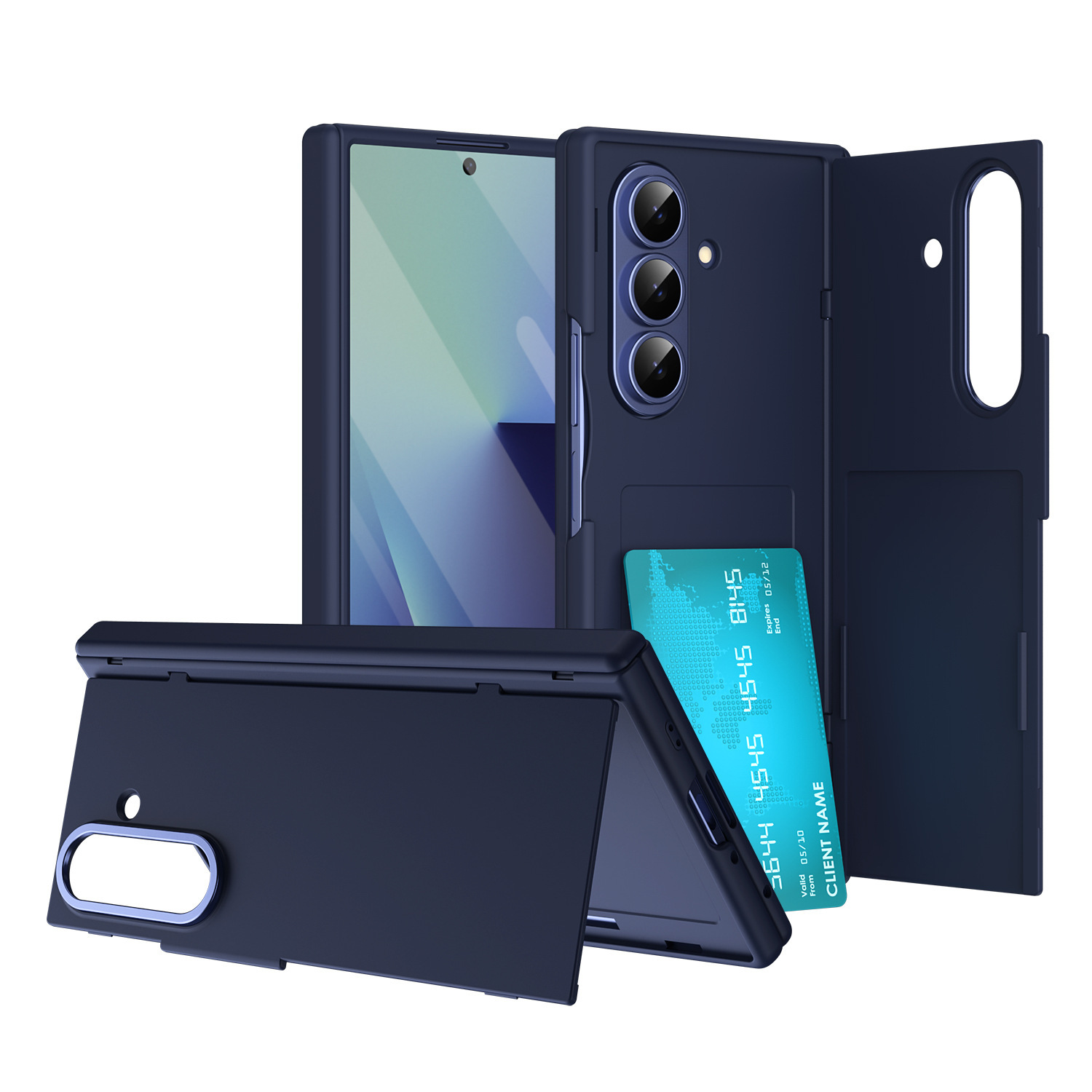 XPRO - Metro Flip - Samsung Z Fold 8 Ultra Case 翻蓋卡槽支架貼身防撞手機外屏保護殼